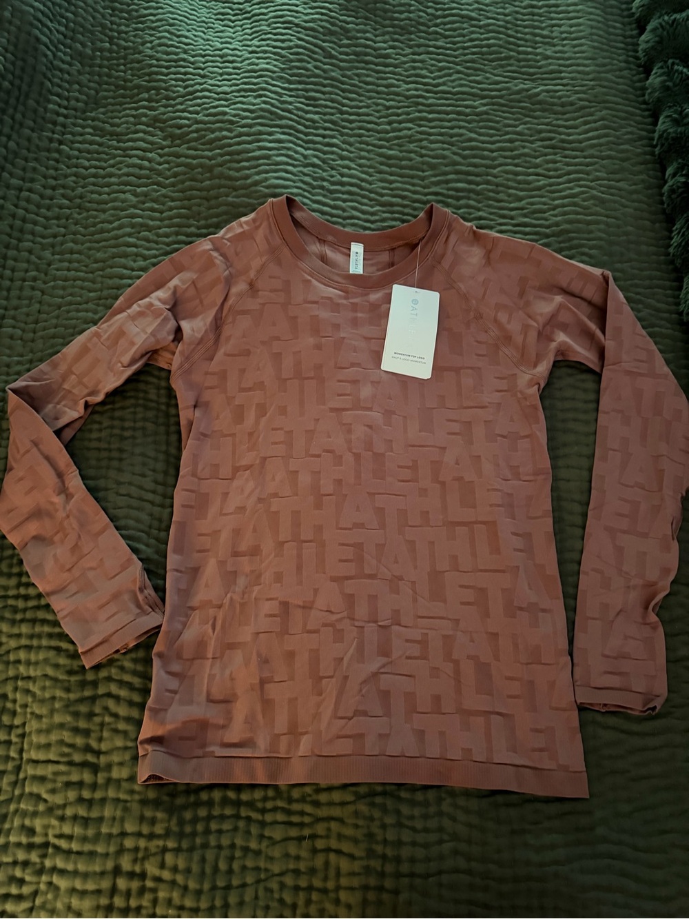 Athleta Long-Sleeve Top in Dusty Rose